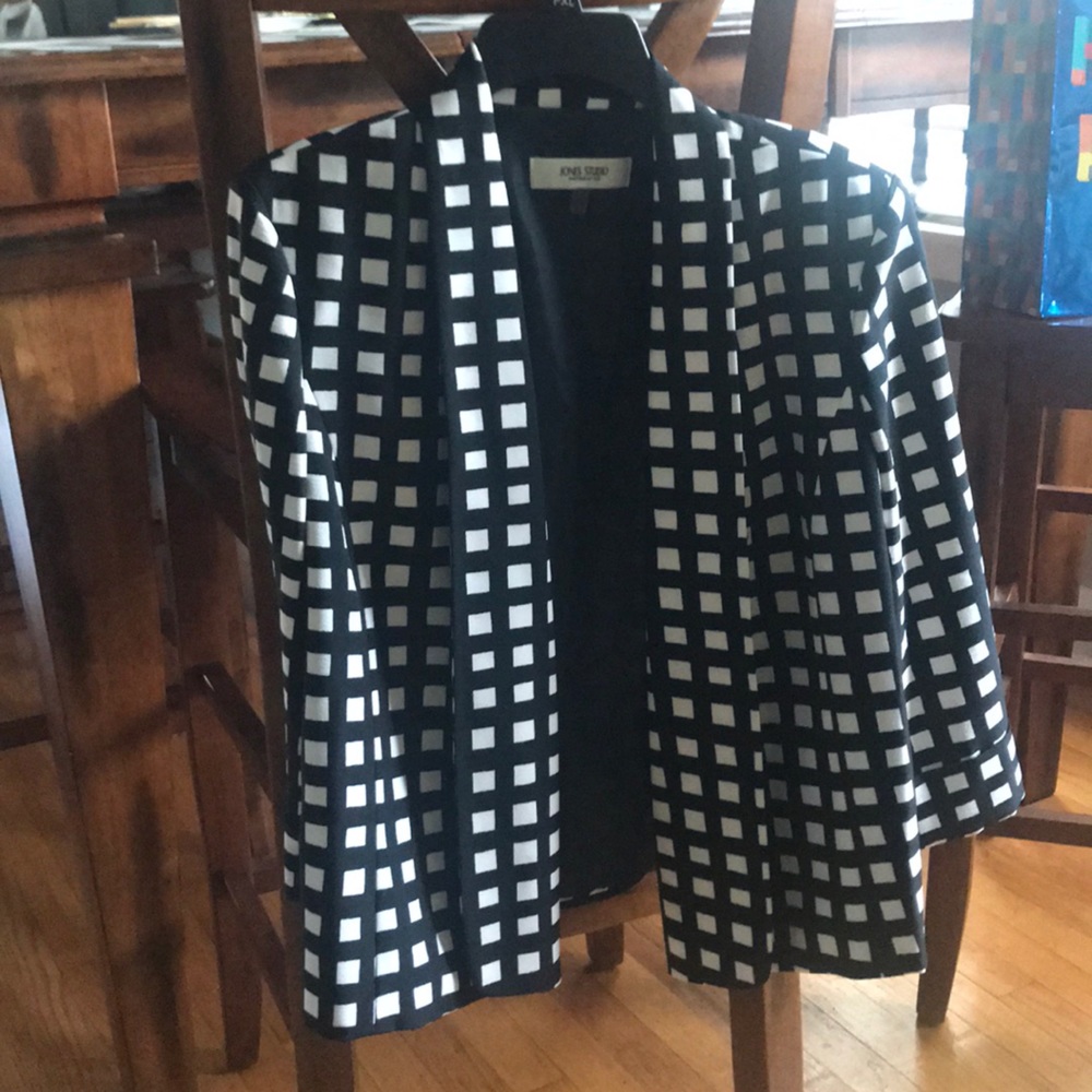 Women open blazer